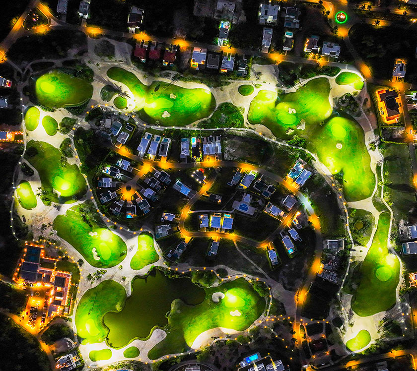 Imagen del campo de Golf Riviera Maya