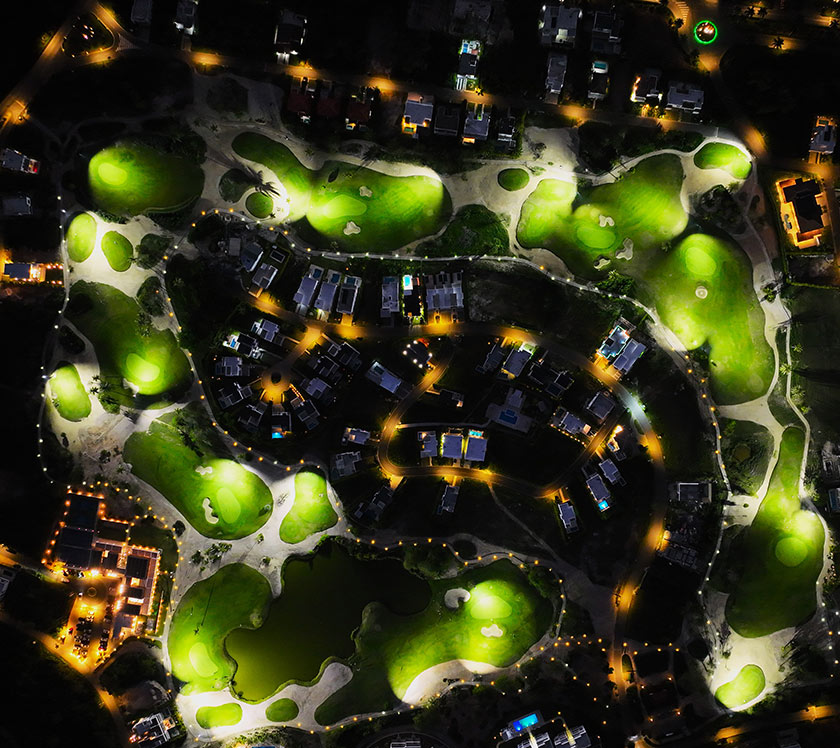 Imagen del campo de Golf Riviera Maya