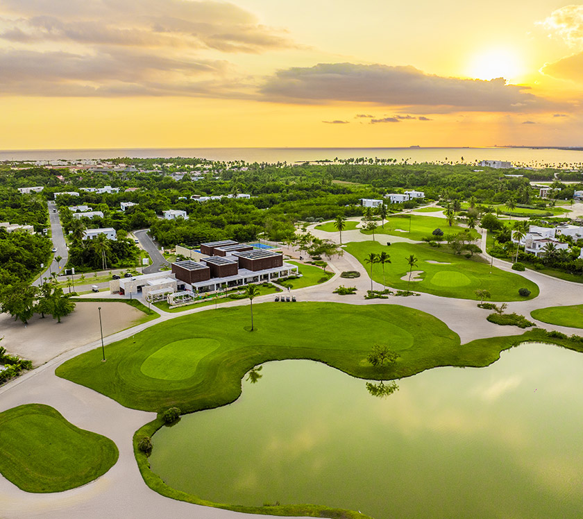 Imagen del campo de Golf Riviera Maya