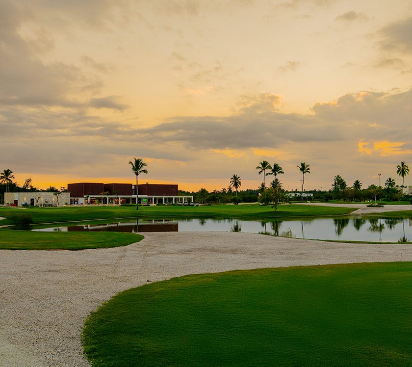 Imagen del campo de Golf Riviera Maya