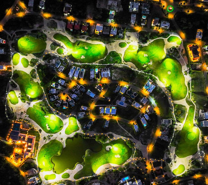 Imagen del campo de Golf Riviera Maya