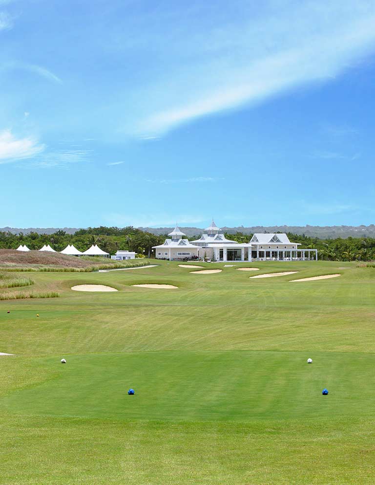 Imágenes del hoyo 18 para el campo de 18 hoyos de Golf La Romana