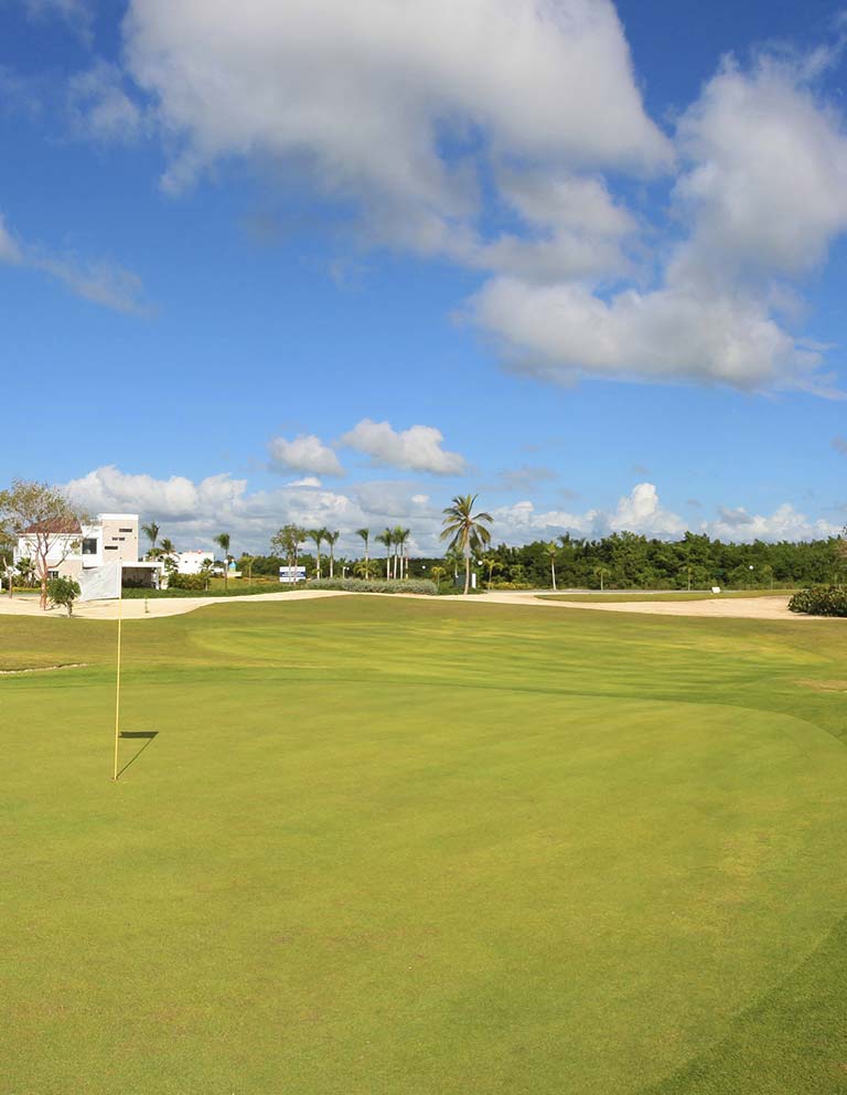 Hole 2 - 9 hole course in Riviera Maya Golf Club