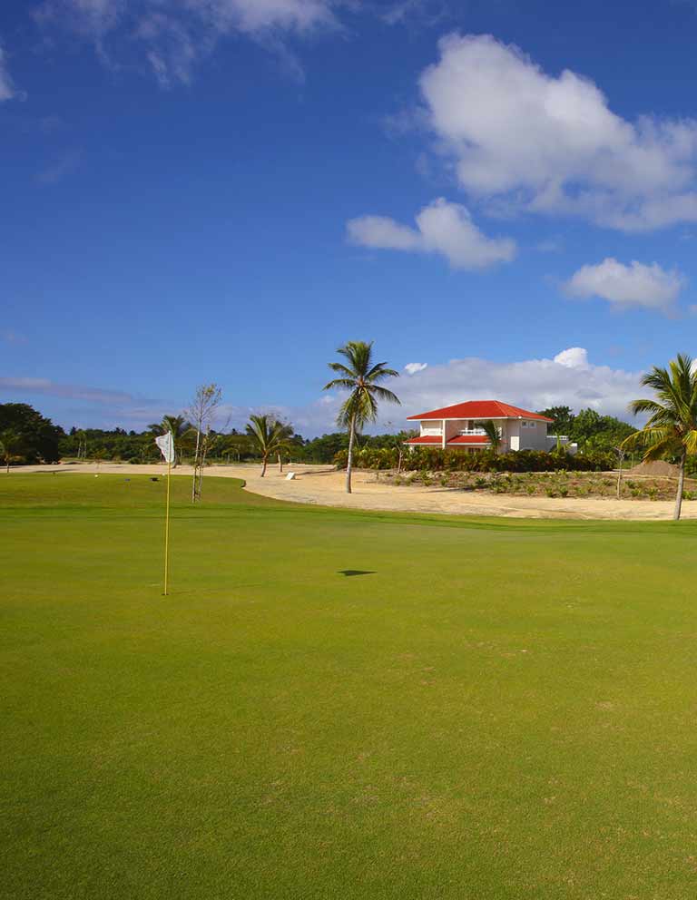 Imágenes del hoyo 4 para el campo de 9 hoyos de Golf La Romana