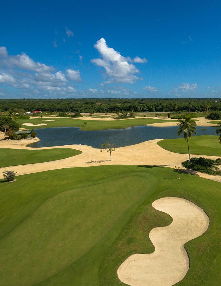 Imágenes del hoyo 7 para el campo de 9 hoyos de Golf La Romana